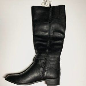 Calf High Black Boots